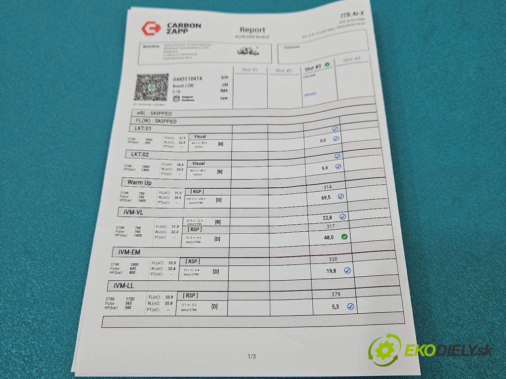Renault Scenic III 2009-2016 1.6 dci 131 HP manual 96 kW 1598 cm3 5- vstrek 0445110414 (Vstrekovač paliva)