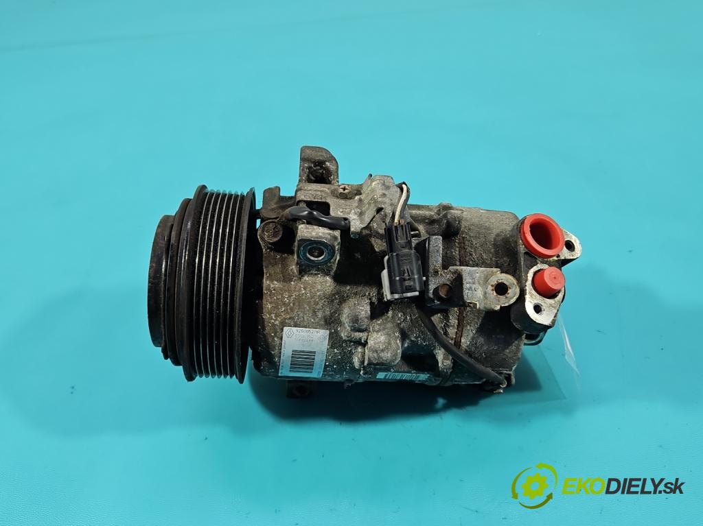 Renault Scenic III 2009-2016 1.6 dci 131 HP manual 96 kW 1598 cm3 5- Kompresor: klimatizácie 926005211R (Kompresor klimatizácie)