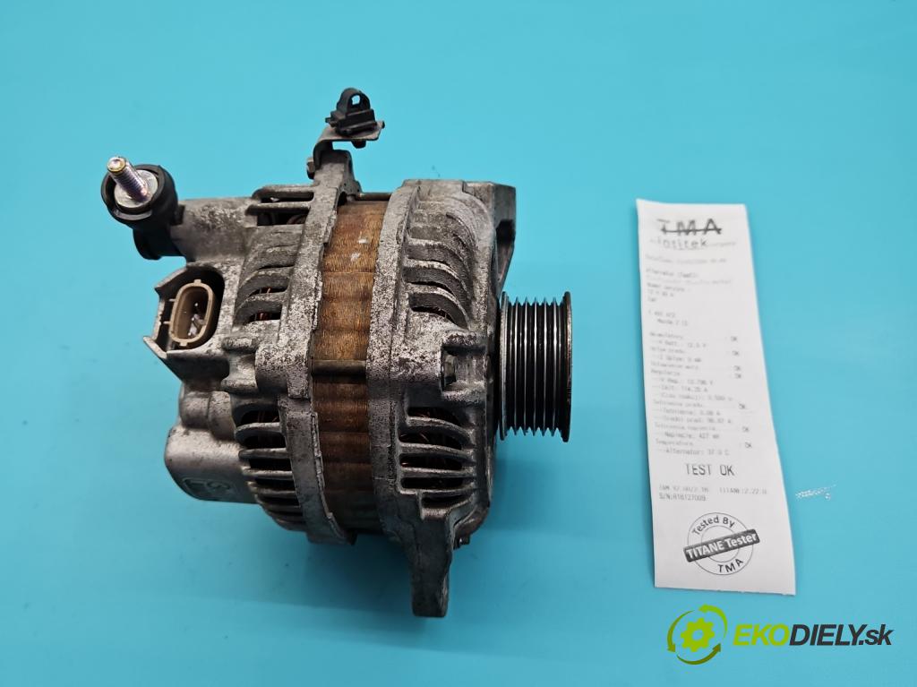 Mazda 2 II 2007-2014 1.3 16V 75 HP manual 55 kW 1349 cm3 5- Alternator A2TG1391 (Alternátor)