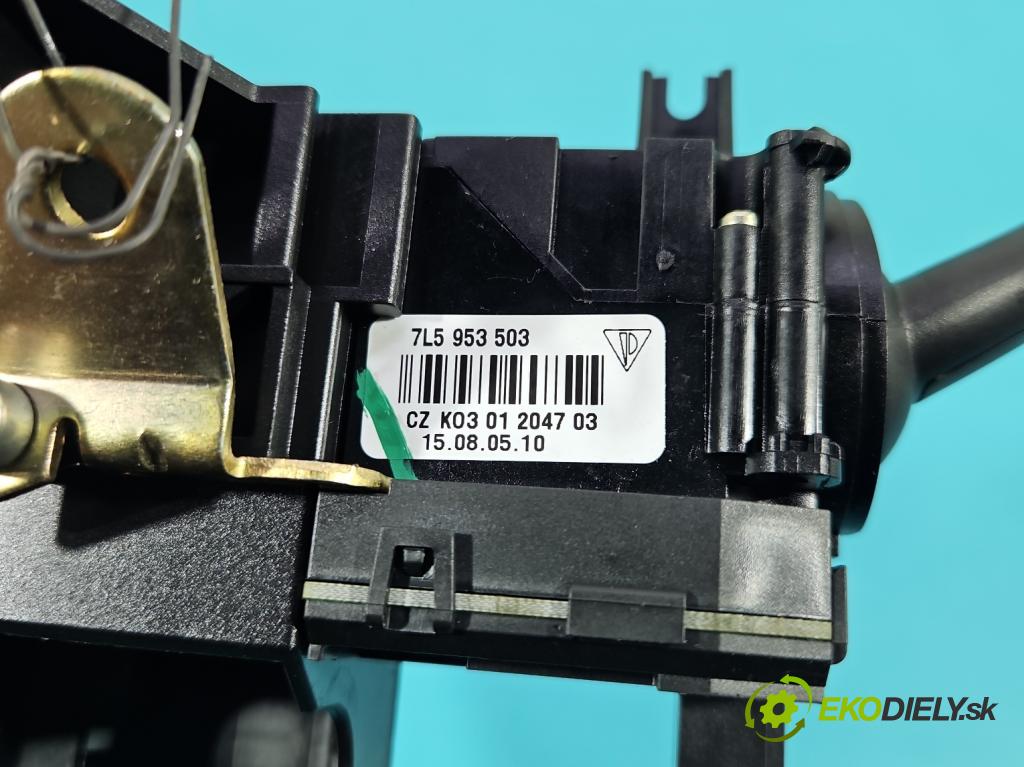 Porsche Cayenne I 2002-2010 3.2 V6 250 HP automatic 184 kW 3189 cm3 5- prepínač komplex: 7L5953549C (Prepínacie páčky pod volantom)