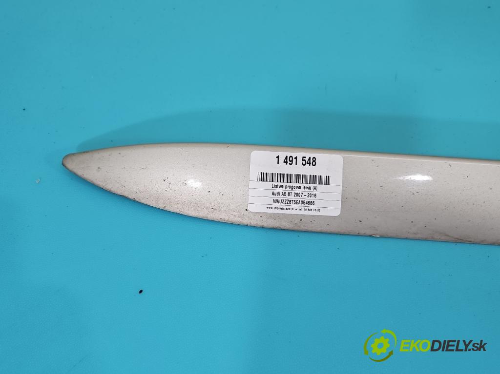 Audi A5 8T 2007-2016 2.0 TFSI 224hp automatic 165 kW 1984 cm3 5- lišta práh: ľavé 8T8854931 (Lišta prahová)