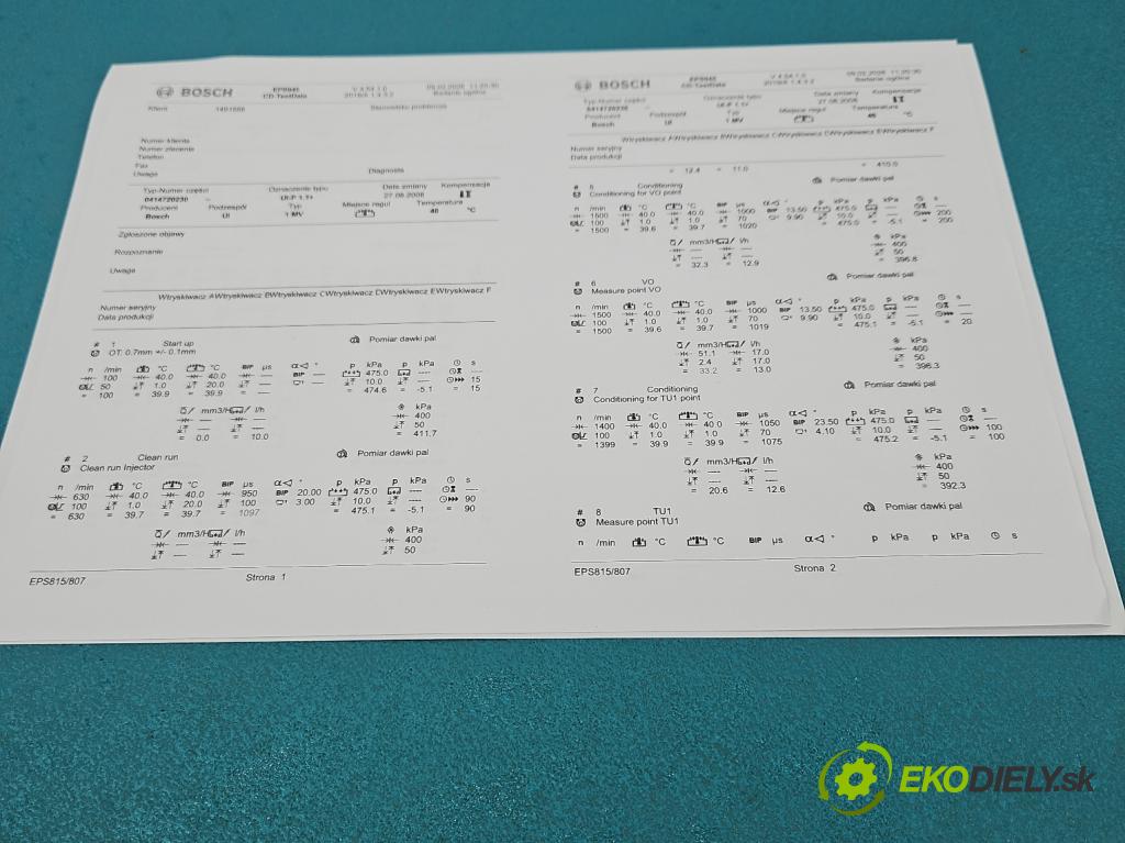 Audi A4 B7 2004-2008 1.9 TDI 116 hp manual 85 kW 1896 cm3 5- vstřikovací čerpadlo 0414720230 (Vstřikovač paliva)