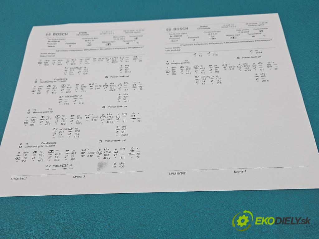 Audi A4 B7 2004-2008 1.9 TDI 116 hp manual 85 kW 1896 cm3 5- vstřikovací čerpadlo 0414720230 (Vstřikovač paliva)