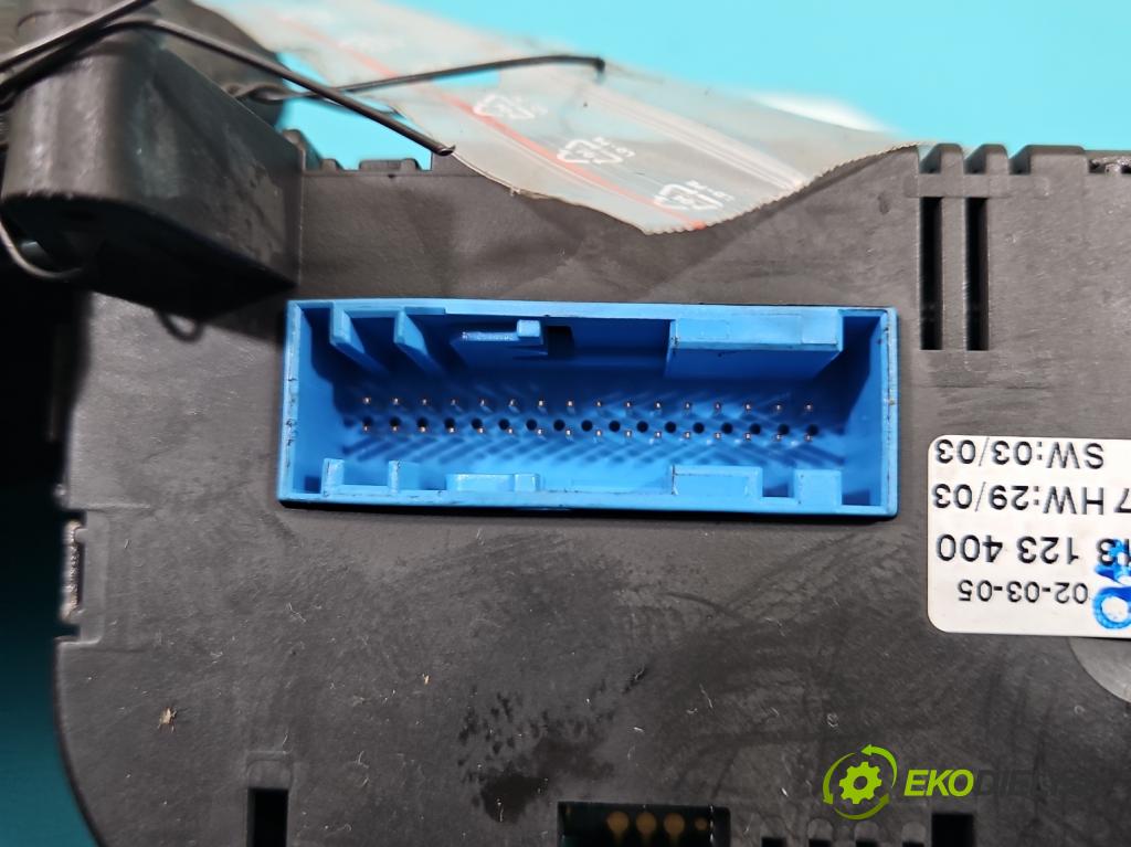 Opel Corsa C 2000-2006 1.2 16V 80 HP manual 59 kW 1229 cm3 3- panel kúrenia 013123400