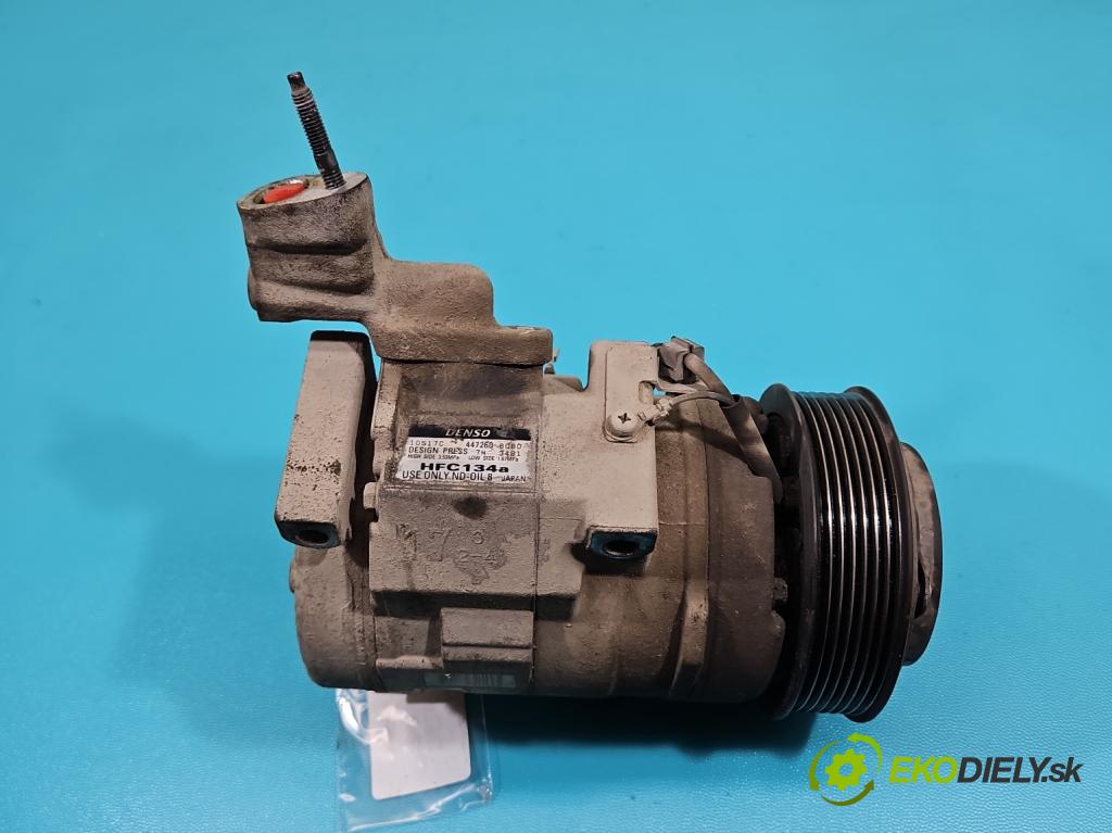 Honda CR-V II 2001-2006 2.2 i-CTDi 140 HP manual 103 kW 2204 cm3 5- Kompresor: klimatizácie 447260-6080 (Kompresor klimatizácie)