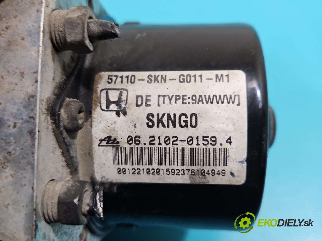 Honda CR-V II 2001-2006 2.2 i-CTDi 140 hp manual 103 kW 2204 cm3 5- čerpadlo abs 57110-SKN-G011-M1 (Pumpa ABS)