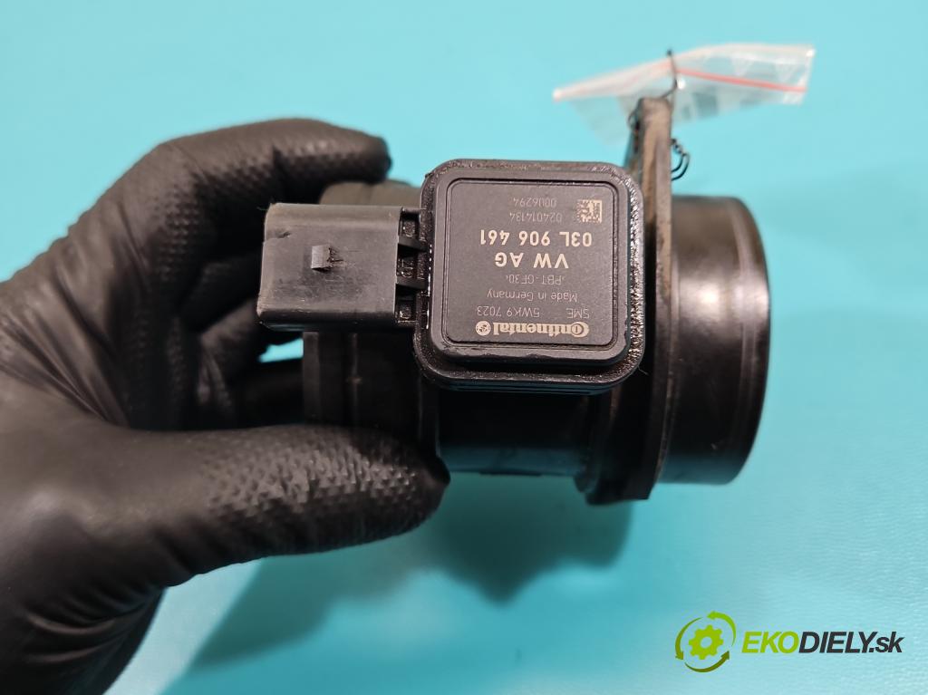 Skoda Rapid 2012-2019 1.6 tdi 90 HP manual 66 kW 1598 cm3 5- průtokoměr: 03L906461 (Váha vzduchu)