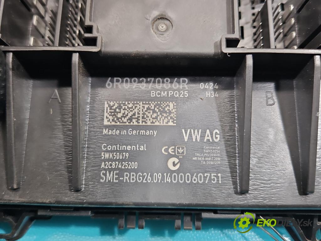 Skoda Rapid 2012-2019 1.6 tdi 90 hp manual 66 kW 1598 cm3 5- řídící jednotka komfortu 6R0937086R