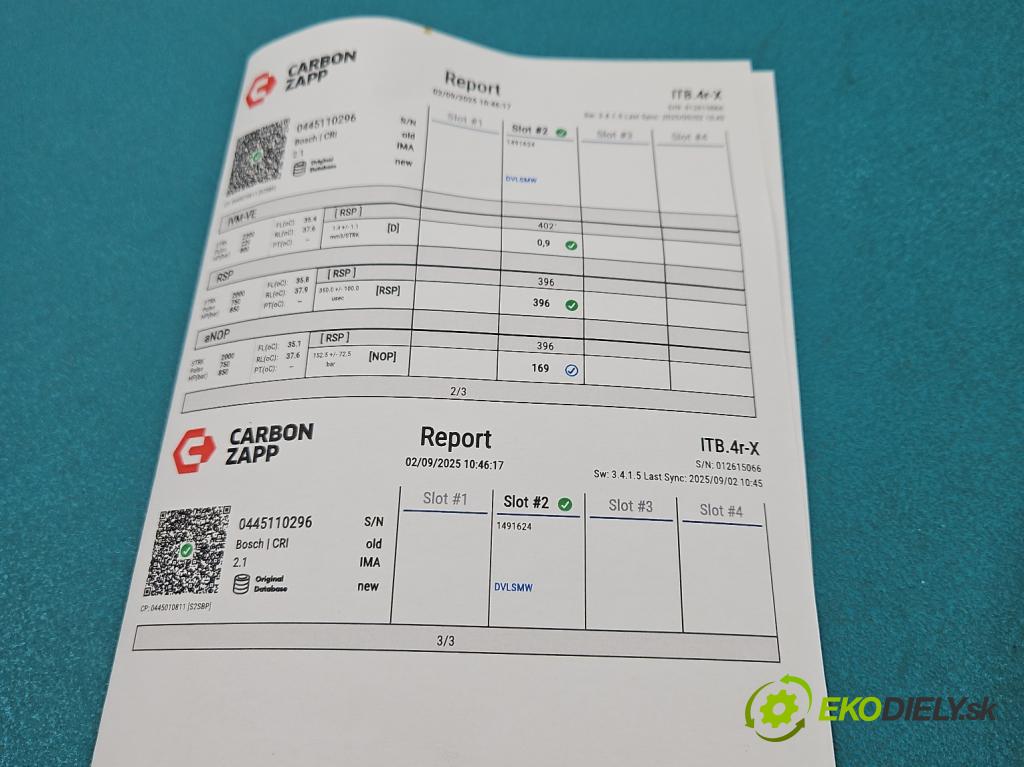 Honda CR-V II 2001-2006 2.2 i-CTDi 140 HP manual 103 kW 2204 cm3 5- vstrek 0445110296 (Vstrekovač paliva)