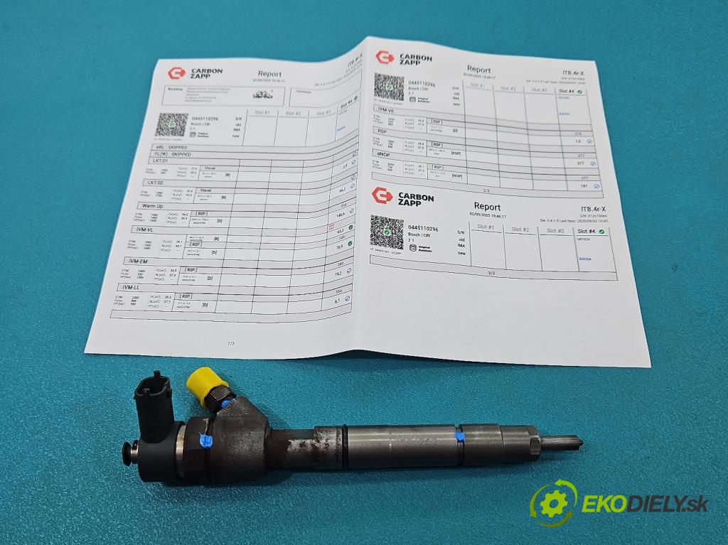 Honda CR-V II 2001-2006 2.2 i-CTDi 140 HP manual 103 kW 2204 cm3 5- vstrek 0445110296 (Vstrekovač paliva)