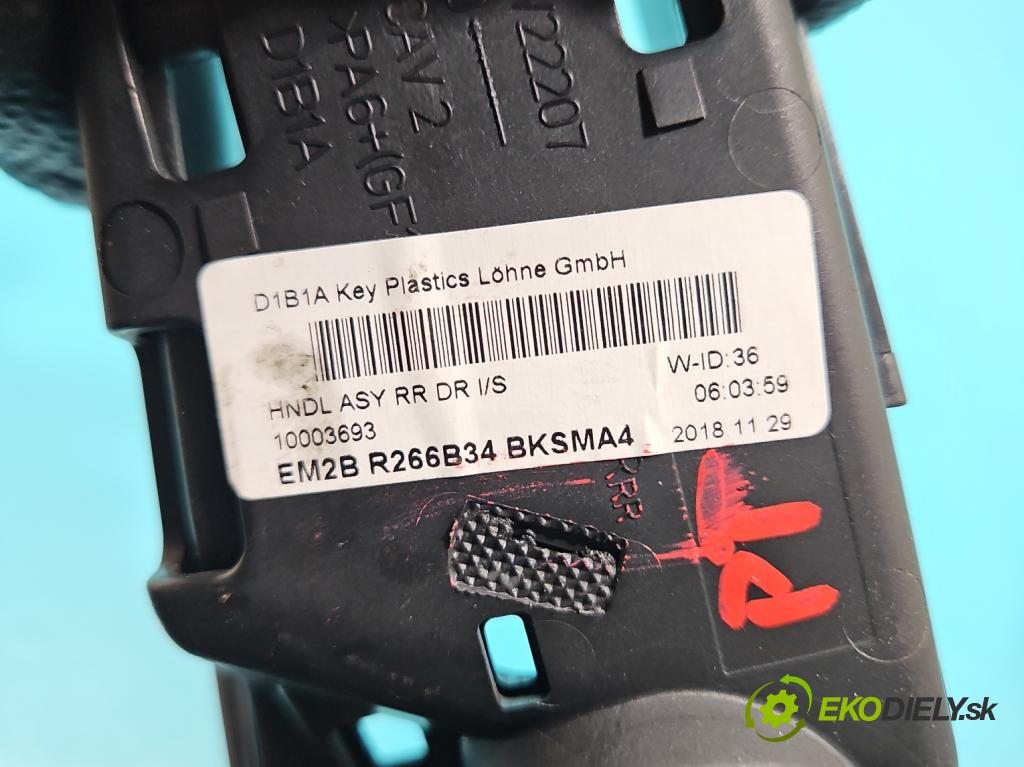 Ford S-max II 2015-2023 2.0 tdci 150 hp automatic 110 kW 1995 cm3 5- klika uvnitř: zadní pravé EM2B-R266B34-A (Klika dveří ostatní)