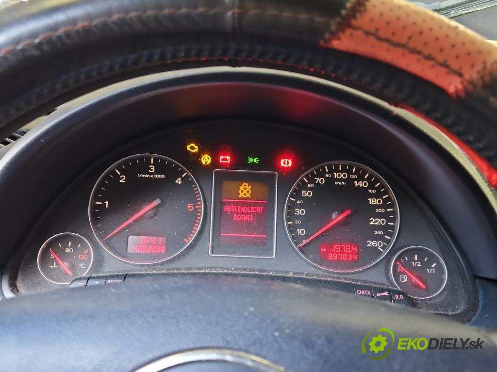 Audi A4 B6 2000-2004 1.9 tdi 101 HP manual 74 kW 1896 cm3 4- prístrojovka/ budíky 0263626035 (Prístrojová doska)