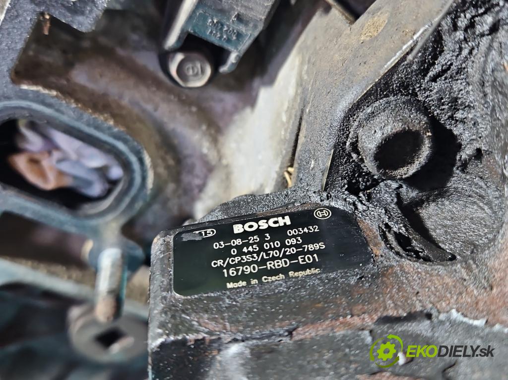 Honda CR-V II 2001-2006 2.2 i-CTDi 140 HP manual 103 kW 2204 cm3 5- čerpadlo vstrekovacia 0445010093 (Vstrekovacie čerpadlo)