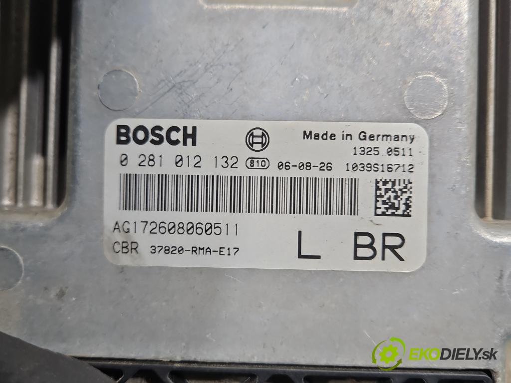 Honda CR-V II 2001-2006 2.2 i-CTDi 140 hp manual 103 kW 2204 cm3 5- řídící jednotka motoru 0281012132