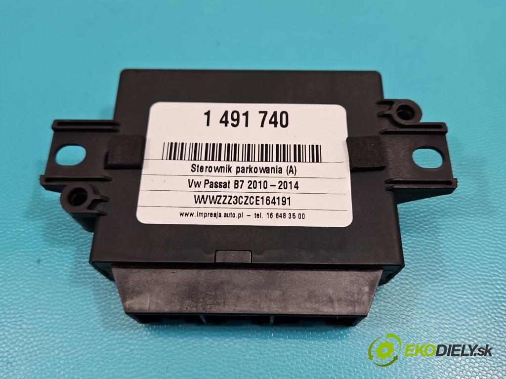 Vw Passat B7 2010-2014 2.0 tdi 140 HP automatic 103 kW 1968 cm3 5- riadiaca jednotka parkovaní: 3AA919475L
