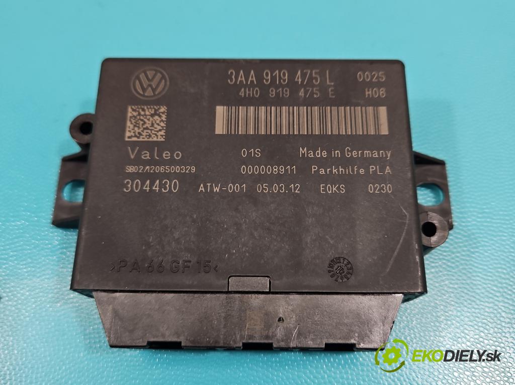 Vw Passat B7 2010-2014 2.0 tdi 140 HP automatic 103 kW 1968 cm3 5- riadiaca jednotka parkovaní: 3AA919475L