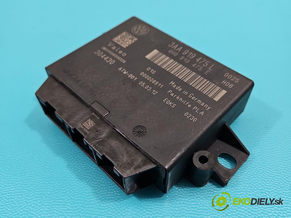 Vw Passat B7 2010-2014 2.0 tdi 140 HP automatic 103 kW 1968 cm3 5- riadiaca jednotka parkovaní: 3AA919475L