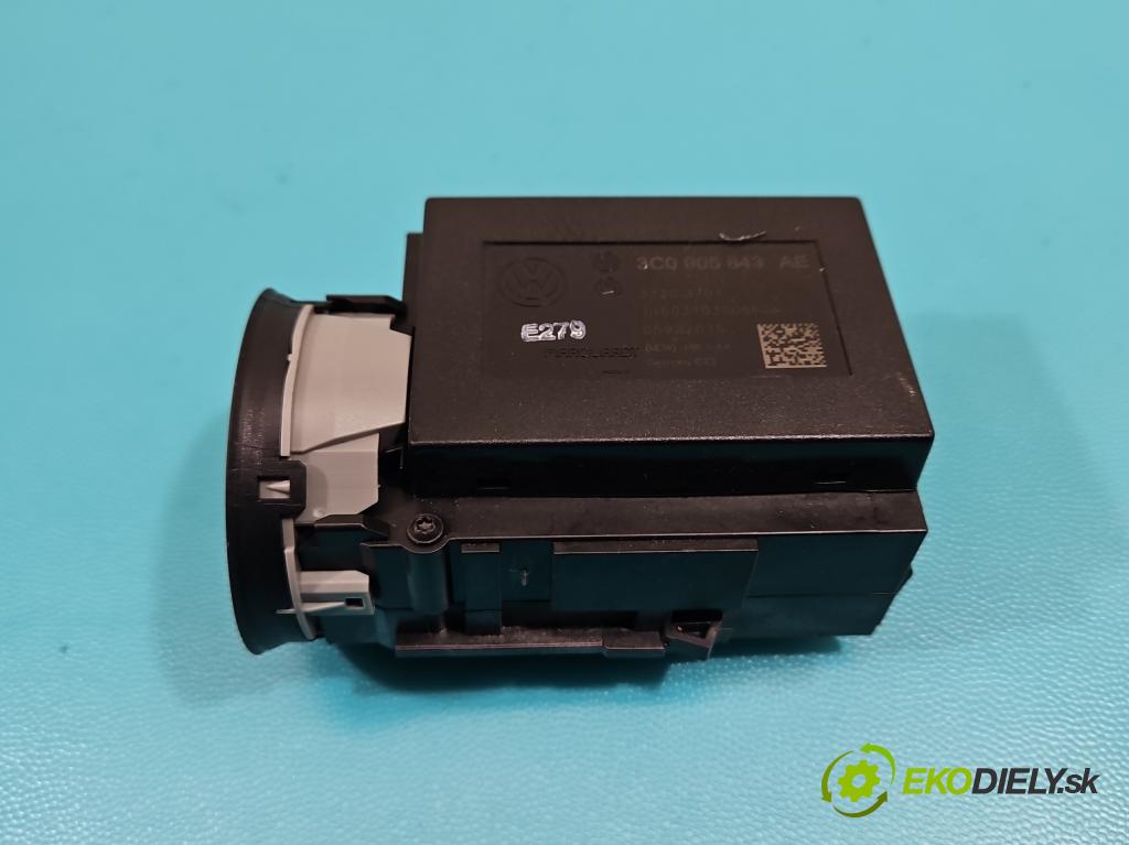 Vw Passat B7 2010-2014 2.0 tdi 140 HP automatic 103 kW 1968 cm3 5- Spínačka 3C0905843AE (Spínacia skrinka)