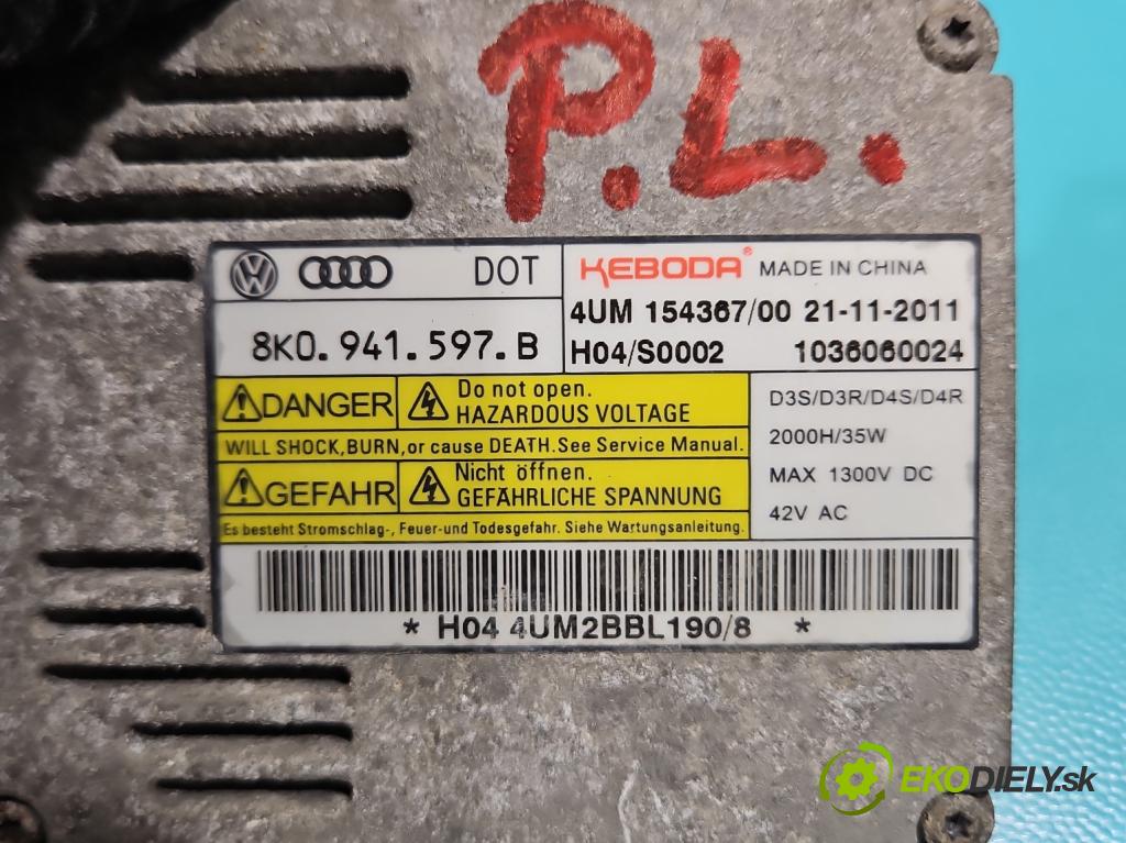 Vw Passat B7 2010-2014 2.0 tdi 140 hp automatic 103 kW 1968 cm3 5- měnič xenon 8K0941597B (Řídící jednotka xenonu)