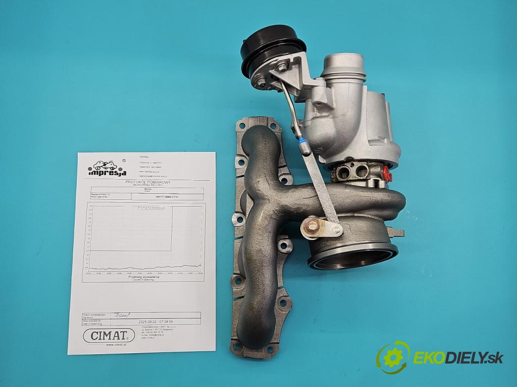 Bmw 5 F10 2010-2017 2.0 T 245KM automatic 180 kW 1997 cm3 4- Turbodmychadlo repasováno 49477-02005