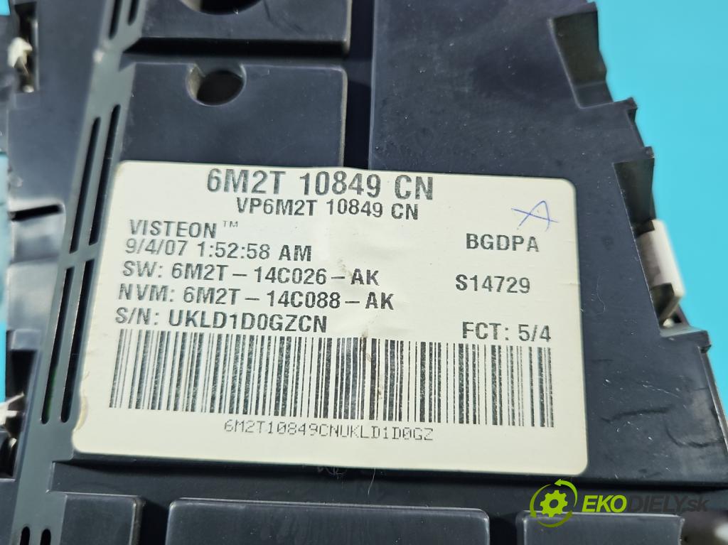 Ford Mondeo Mk4 2007-2014 2.0 tdci 140 HP manual 103 kW 1997 cm3 5- prístrojovka/ budíky 6M2T-10849-CN (Prístrojová doska)