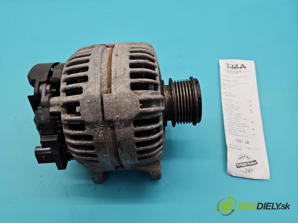Skoda Rapid 2012-2019 1.6 tdi 90 HP manual 66 kW 1598 cm3 5- Alternator 038903024F (Alternátor)