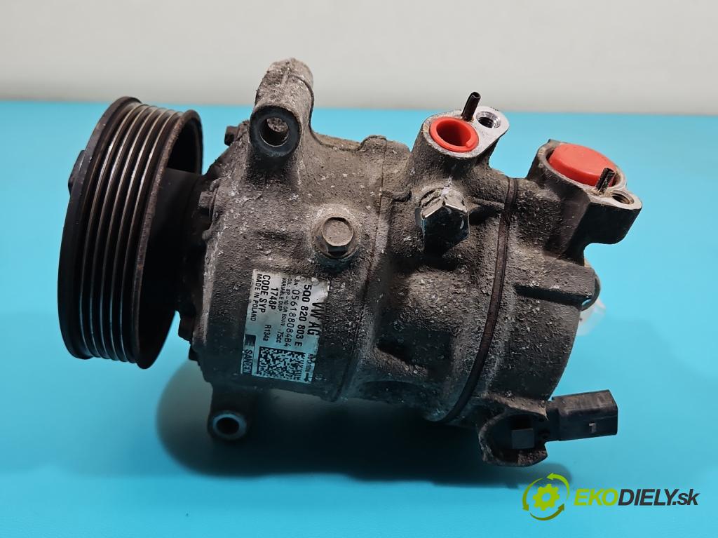 Skoda Rapid 2012-2019 1.6 tdi 90 HP manual 66 kW 1598 cm3 5- Kompresor: klimatizácie 5Q0820803E (Kompresor klimatizácie)