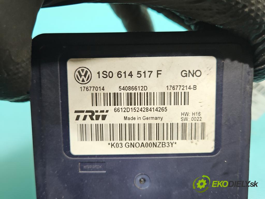 Skoda Rapid 2012-2019 1.6 tdi 90 hp manual 66 kW 1598 cm3 5- čerpadlo abs 1S0614517F (Pumpa ABS)