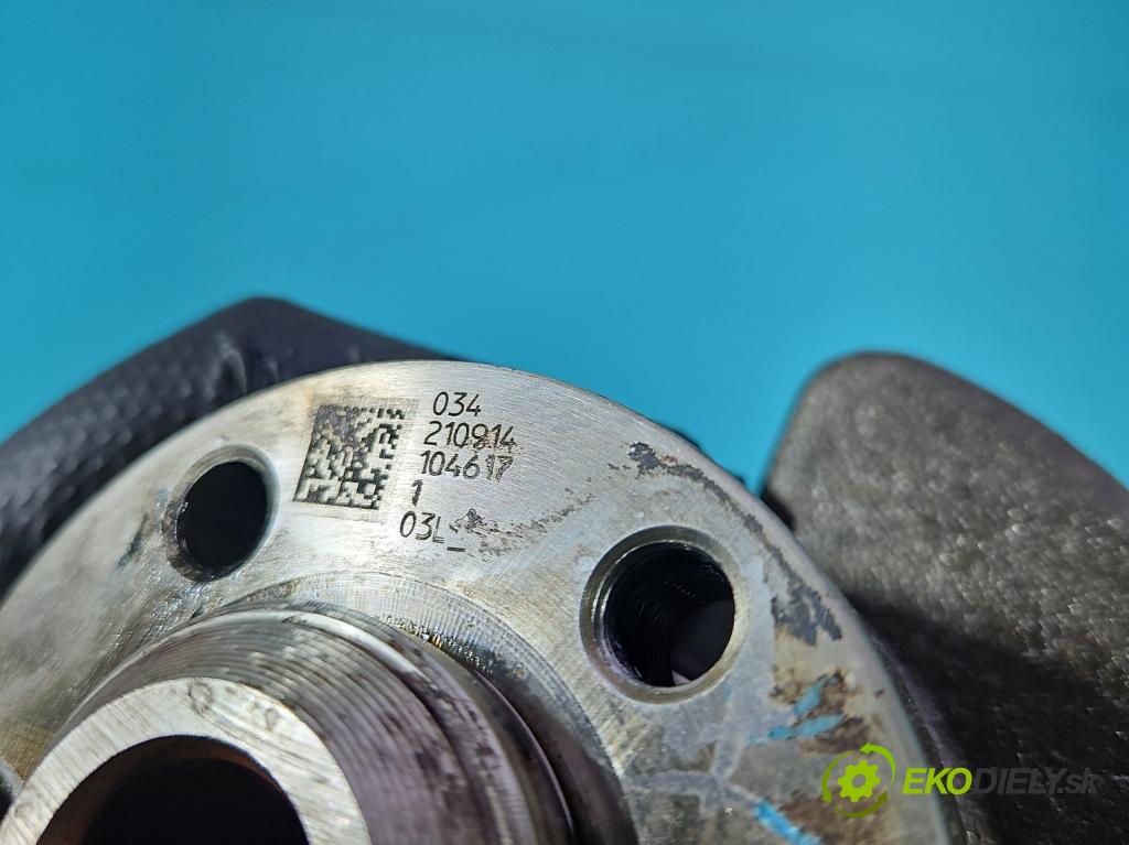 Skoda Rapid 2012-2019 1.6 tdi 90 HP manual 66 kW 1598 cm3 5- Hřídel: kľukový  (Blok motora ostatné)