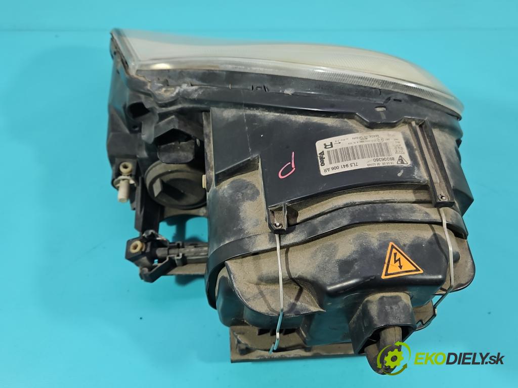 Porsche Cayenne I 2002-2010 3.2 V6 250 HP automatic 184 kW 3189 cm3 5- Reflektor: pravý 7L5941006AR (Svetlo predné pravé)