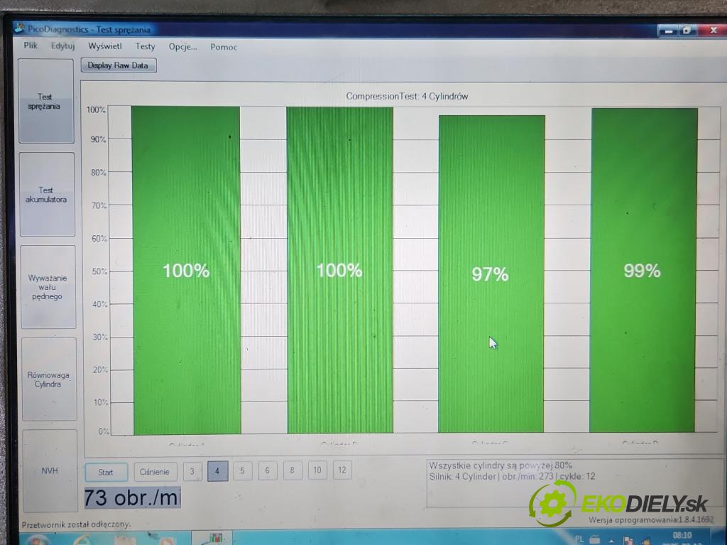 Mazda 3 II BL 2008-2013 1.6 CiTD 116 HP manual 85 kW 1560 cm3 5- motor diesla DV6C