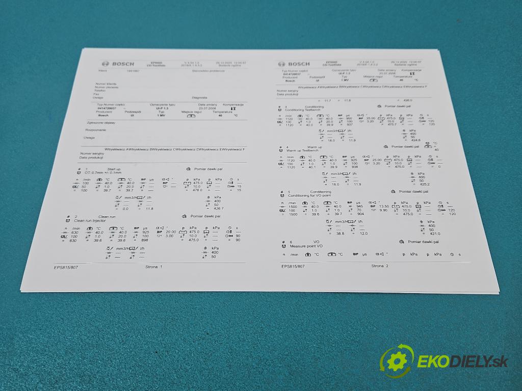 Audi A4 B6 2000-2004 1.9 tdi 101 HP manual 74 kW 1896 cm3 4- vstrekovacie čerpadlo 0414720037 (Vstrekovač paliva)