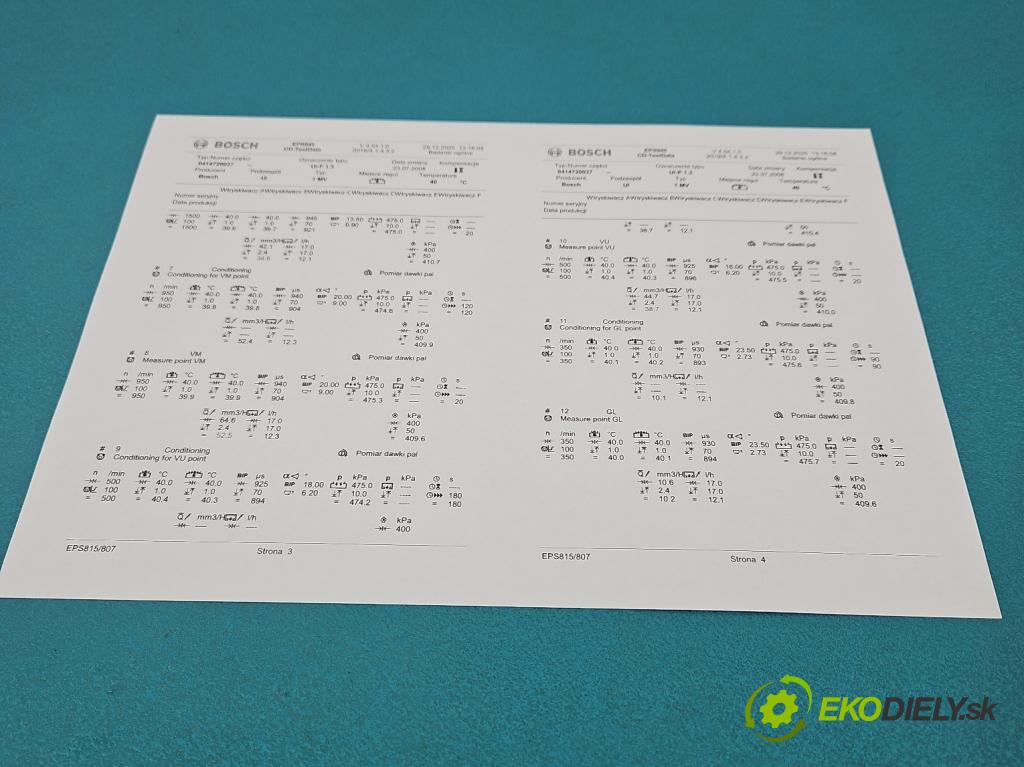 Audi A4 B6 2000-2004 1.9 tdi 101 HP manual 74 kW 1896 cm3 4- vstrekovacie čerpadlo 0414720037 (Vstrekovač paliva)