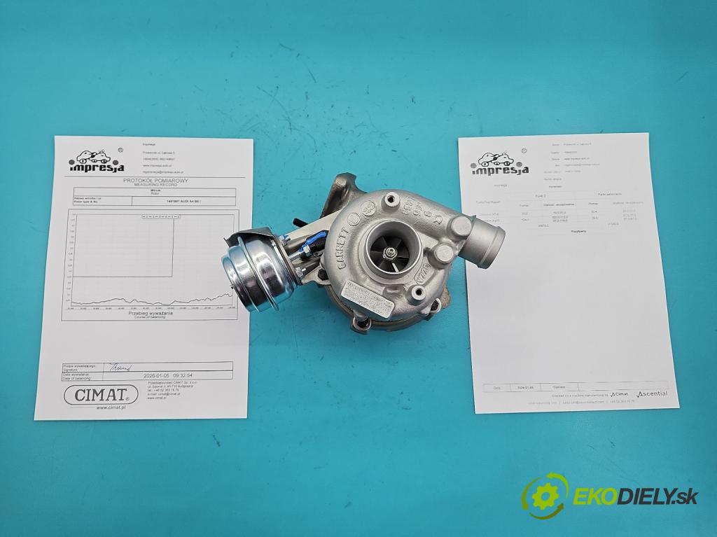 Audi A4 B6 2000-2004 1.9 tdi 101 hp manual 74 kW 1896 cm3 4- Turbodmychadlo repasováno 454231-8