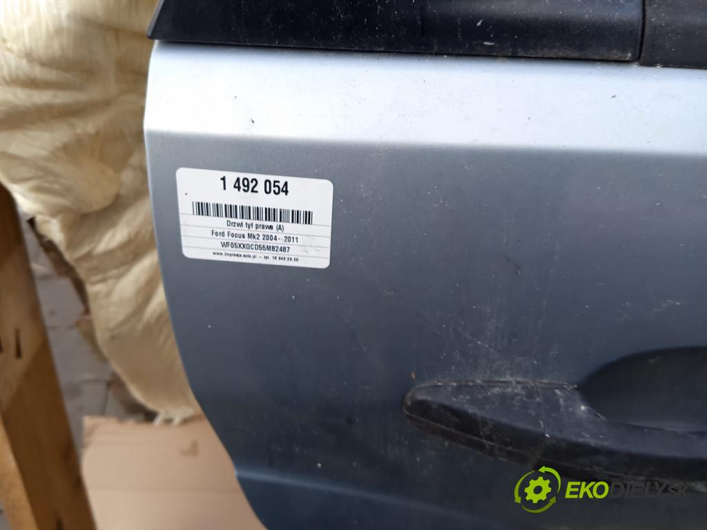 Ford Focus Mk2 2004-2011 1.6 tdci 90 hp manual 66 kW 1560 cm3 5- dveře zadní pravé  (Klika dveří ostatní)