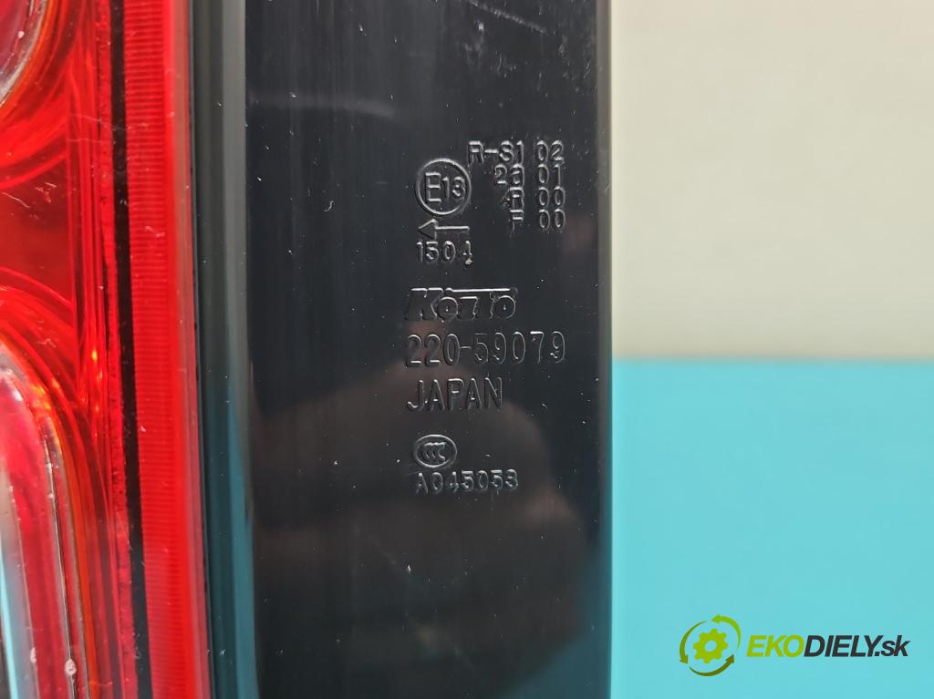 Suzuki Grand Vitara II 2005-2014 2.0 16V 140 hp manual 103 kW 1995 cm3 5- světlo zadní levé 220-59079 (Klika dveří ostatní)