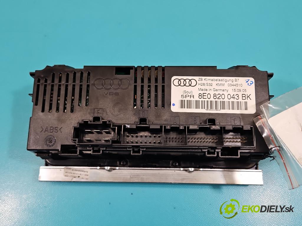 Audi A4 B7 2004-2008 1.9 tdi 116 HP manual 85 kW 1896 cm3 5- panel kúrenia 8E0820043BK