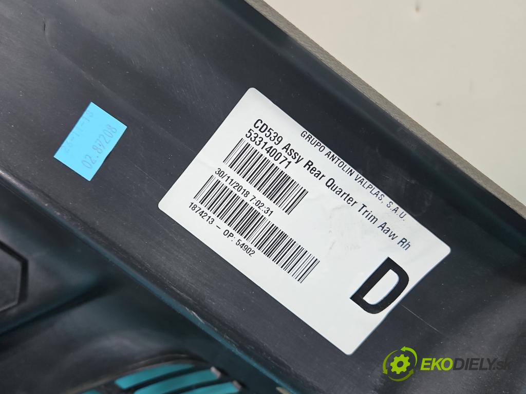 Ford S-max II 15-23 2.0 tdci 150 hp automatic 110 kW 1995 cm3 5- Tapacír: kufra: pravé EM2B-R31012-AA