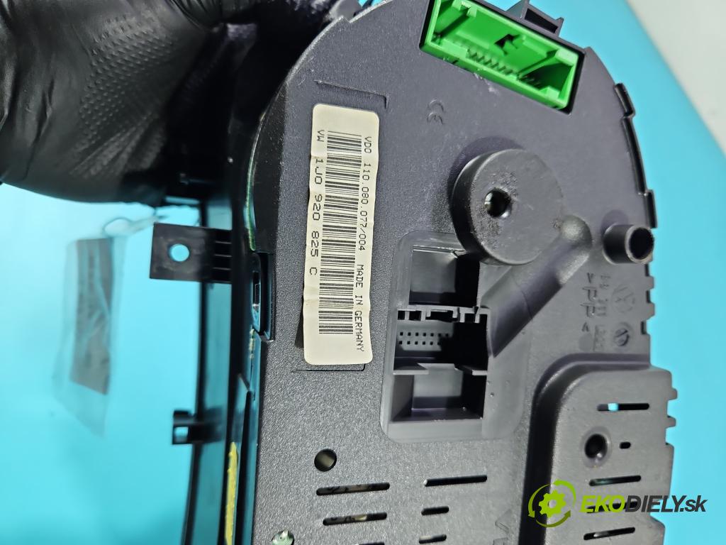 Vw Golf IV 1997-2003 1.9 tdi 116 HP manual 85 kW 1896 cm3 3- prístrojovka/ budíky 1J0920825C (Prístrojová doska)