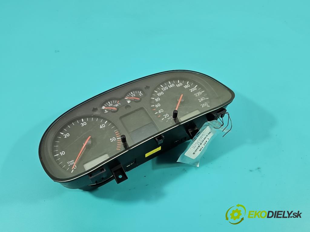 Vw Golf IV 1997-2003 1.9 tdi 116 HP manual 85 kW 1896 cm3 3- prístrojovka/ budíky 1J0920825C (Prístrojová doska)