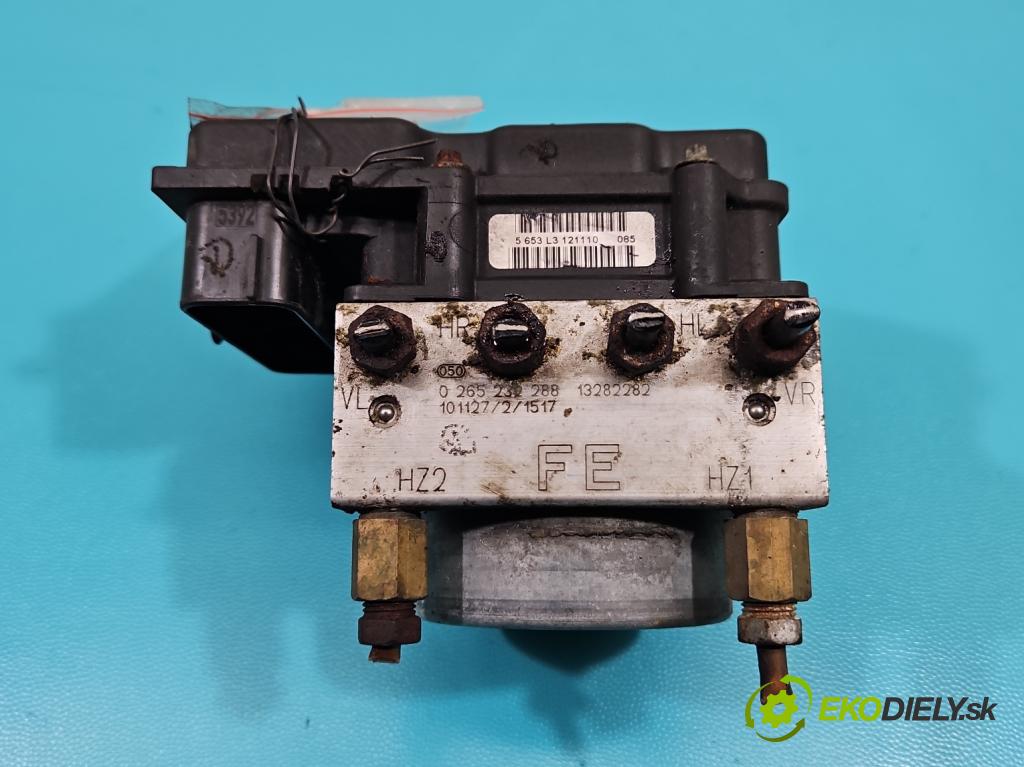 Opel Corsa D 2006-2014 1.2 16V 80 HP manual 59 kW 1229 cm3 5- čerpadlo abs 0265232288 (Pumpa ABS)