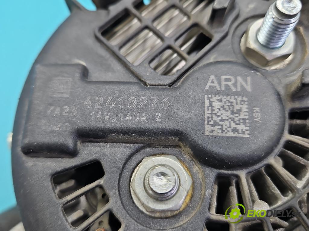 Opel Mokka A 2012-2019 1.6 cdti 136 HP manual 100 kW 1598 cm3 5- Alternator 42418276 (Alternátor)