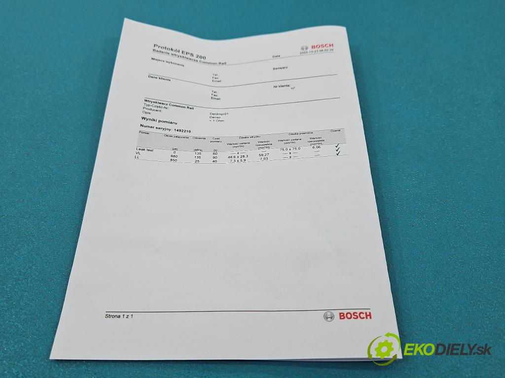 Opel Mokka A 2012-2019 1.6 cdti 136 HP manual 100 kW 1598 cm3 5- vstrek 55570012 (Vstrekovač paliva)