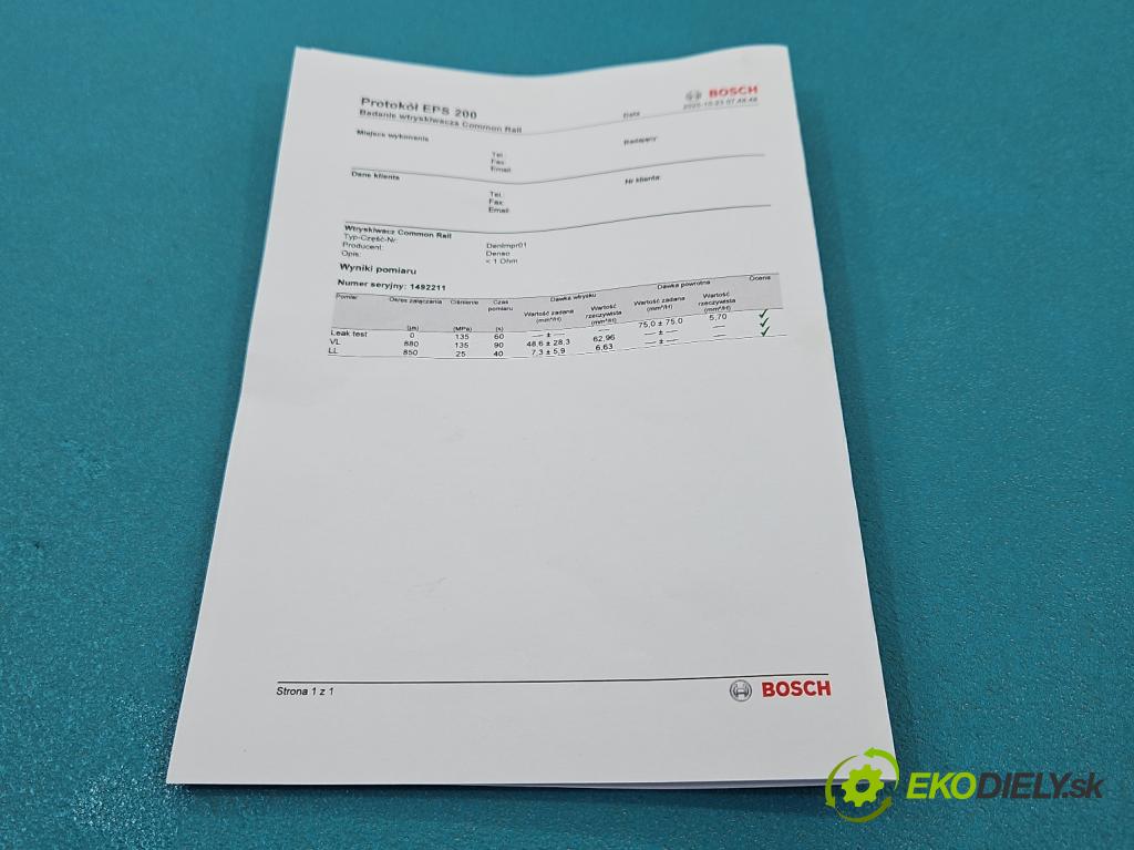 Opel Mokka A 2012-2019 1.6 cdti 136 HP manual 100 kW 1598 cm3 5- vstrek 55570012 (Vstrekovač paliva)