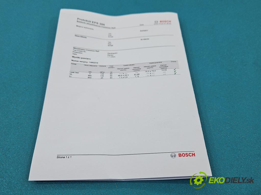 Opel Mokka A 2012-2019 1.6 cdti 136 HP manual 100 kW 1598 cm3 5- vstrek 55570012 (Vstrekovač paliva)