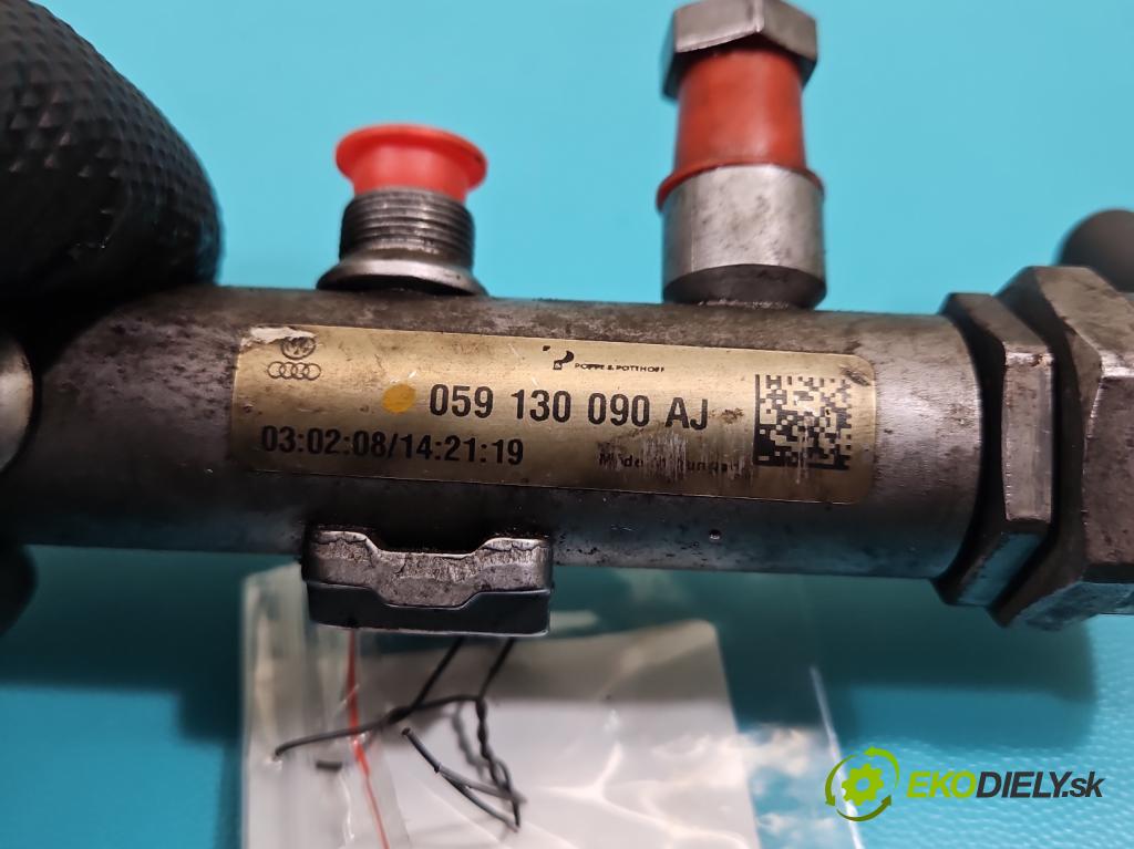 Audi A5 8T 2007-2016 3.0 tdi V6 239KM manual 176 kW 2967 cm3 2- lišta vstrekovacia 059130090AJ (Vstrekovacia lišta)