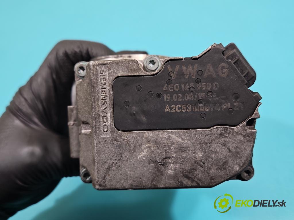 Audi A5 8T 2007-2016 3.0 tdi V6 239KM manual 176 kW 2967 cm3 2- klapka 4E0145950D (Škrtiaca klapka)