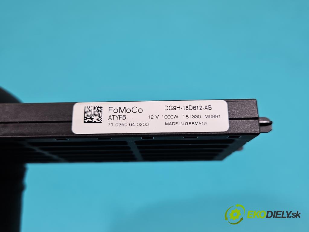 Ford S-max II 15-23 2.0 tdci 150 hp automatic 110 kW 1995 cm3 5- radiátor DG9H-18D612-AB (Radiátor topení)