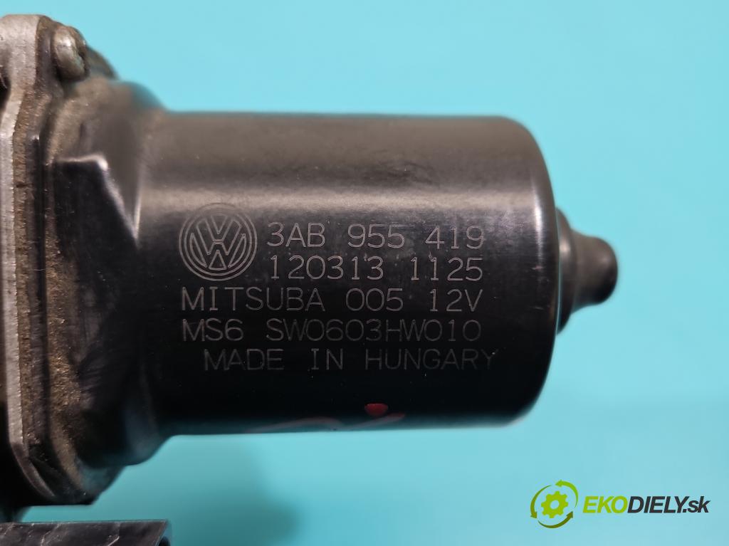 Vw Passat B7 2010-2014 2.0 tdi 140 hp automatic 103 kW 1968 cm3 5- motor stěračů přední 3AB955419