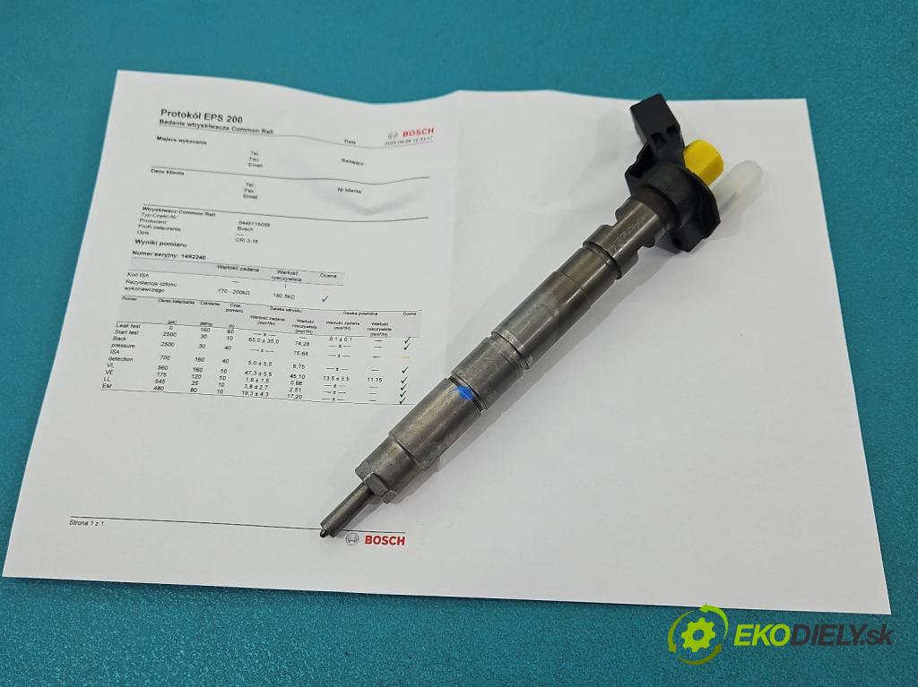 Audi A5 8T 2007-2016 3.0 tdi V6 239KM manual 176 kW 2967 cm3 2- vstrek 0445115058 (Vstrekovač paliva)